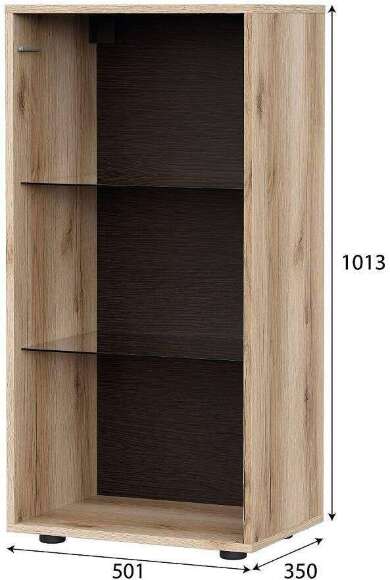 Тумба со стеклом Берген 2