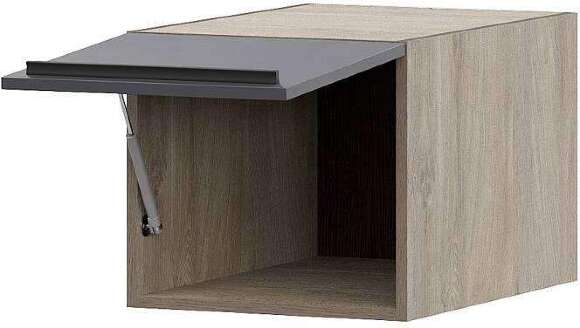 КГ Этна шкаф навесной барный 400 Софт графит КГ Этна шкаф навесной барный 400 Софт графит