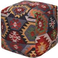 Пуфик Куб велюр Мехико бордовое