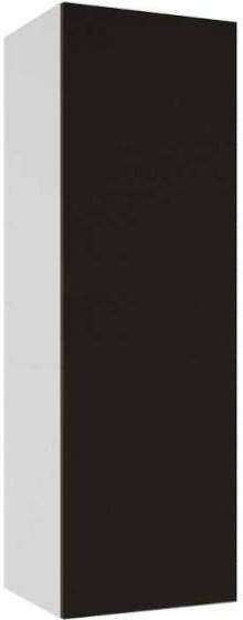 Пенал Флорис 3 черный глянец / белый