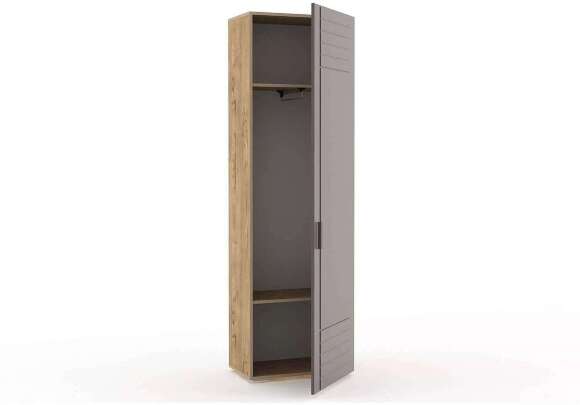 НМ 013.16 Шкаф для одежды Livorno /дуб бунратти / софт графит НМ 013.16 Шкаф для одежды Livorno /дуб бунратти / софт графит
