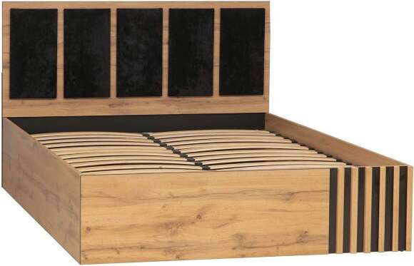 Спальня Либерти 2 (опора h20) Дуб вотан/Черный Спальня Либерти 2 (опора h20) Дуб вотан/Черный