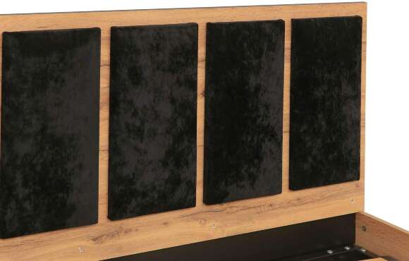 Спальня Либерти 2 (опора h20) Дуб вотан/Черный Спальня Либерти 2 (опора h20) Дуб вотан/Черный