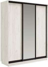 Шкаф-купе Тринити NEW 1800, Каркас Дуб Крафт Белый
