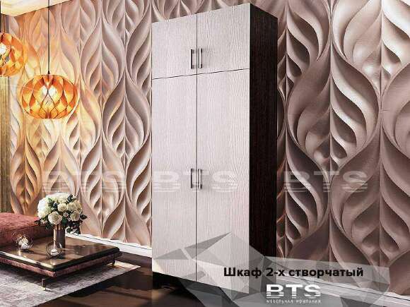 Шкаф двухдверный с перегородкой БТС (Венге/Лоредо) Шкаф двухдверный с перегородкой БТС (Венге/Лоредо)