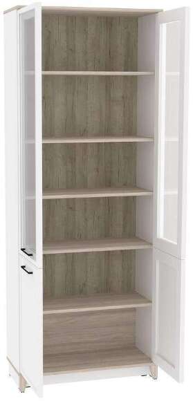 Шкаф для книг Аурелио 8 (Глазов) Белый