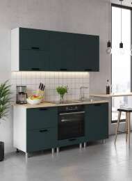 МК Аленушка 1,8м Астра Лаванда Изумруд,скоба черный,сонома