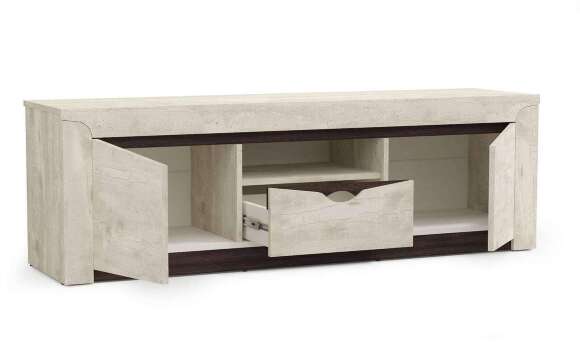33.17 Лючия тумба под ТВ бетон/венге 33.17 Лючия тумба под ТВ бетон/венге