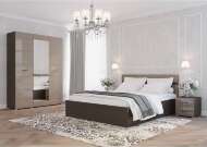 Спальня Ненси, венге/капучино глянец Спальня Ненси, венге/капучино глянец