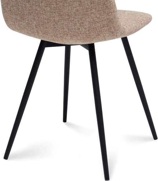 Стул Асти черный муар / бежевый