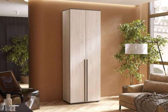 Шкаф 2-х створчатый Норд дуб крафт белый