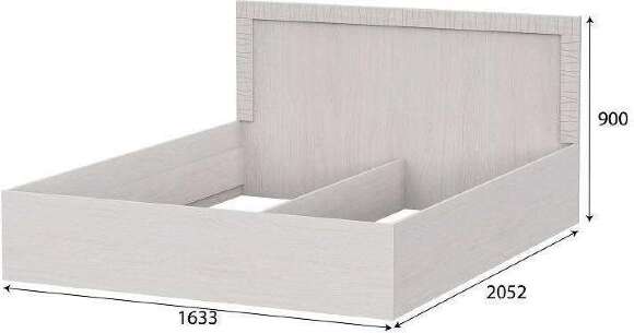 Каркас кровати 160*200 "Гамма 20" Ясень Анкор светлый;Сандал светлый