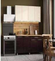 Кухня Танго 1.2м.,Ваниль;Горький шоколад Кухня Танго 1.2м.,Ваниль;Горький шоколад