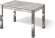 Стол раздвижной с вставкой Милан-3 Ателье светлое / Хром