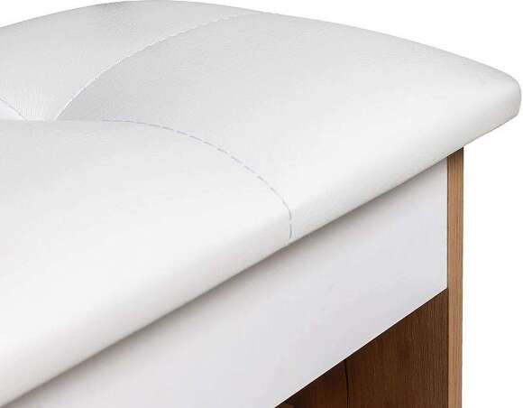 Обувница Лесси Дуб Крафт золотой / Белый