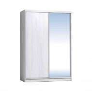 Шкаф-купе 1600 с зеркалом Домашний Глазов-мебель (Ясень Анкор светлый)