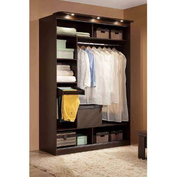 Шкаф-купе 1600 с зеркалом Домашний Глазов-мебель (Ясень Анкор светлый)