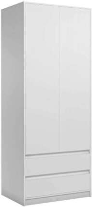 Агата М1 Шкаф-2х дверный Белый Агата М1 Шкаф-2х дверный Белый