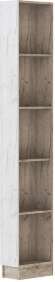 Стеллаж Руэлла, Дуб крафт серый, Дуб крафт белый Стеллаж Руэлла, Дуб крафт серый, Дуб крафт белый