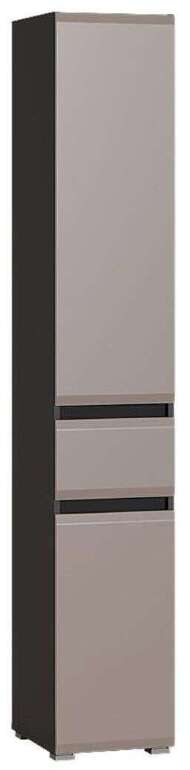 Сидней шкаф с ящиком 13.202 Капучино/Черный