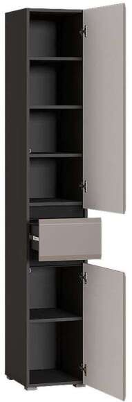 Сидней шкаф с ящиком 13.202 Капучино/Черный Сидней шкаф с ящиком 13.202 Капучино/Черный