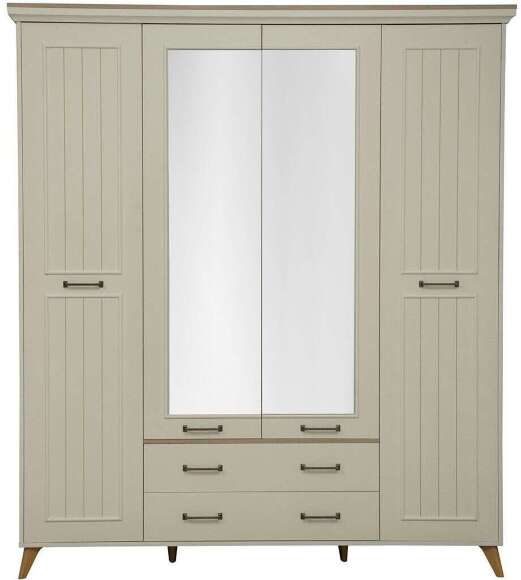 61.10 Шкаф для одежды Бэлла Белый