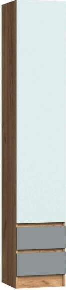 Пенал Челси Color мята / сумеречный голубой / дуб крафт