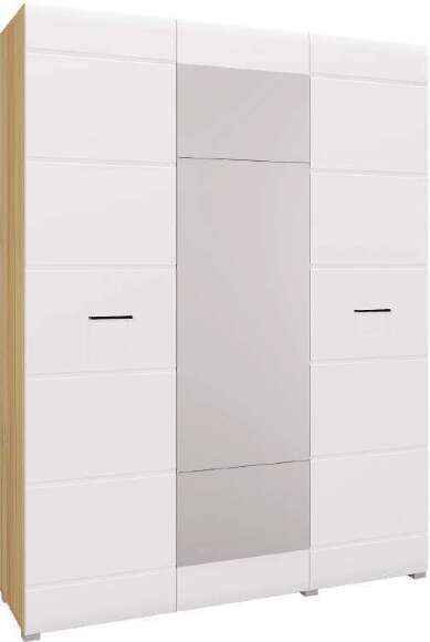 Спальня Ненси, дуб золотой крафт/белый глянец Спальня Ненси, дуб золотой крафт/белый глянец