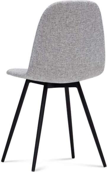 Стул Асти черный муар / светло-серый