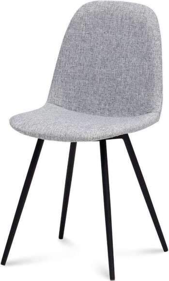 Стул Асти черный муар / светло-серый