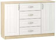 НМ 040.35 Комод Оливия Дуб Сонома/белое дерево НМ 040.35 Комод Оливия Дуб Сонома/белое дерево