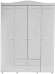 Шкаф 4-х дверный с ящиками Италия ИТ-62 белое дерево