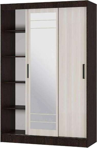 Шкаф-купе Тео ШКК-02, Венге, лоредо Шкаф-купе Тео ШКК-02, Венге, лоредо