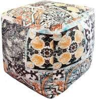 Пуфик Куб велюр Сиена терракот