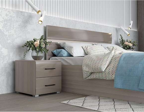 Спальня Ненси, ясень шимо/капучино глянец