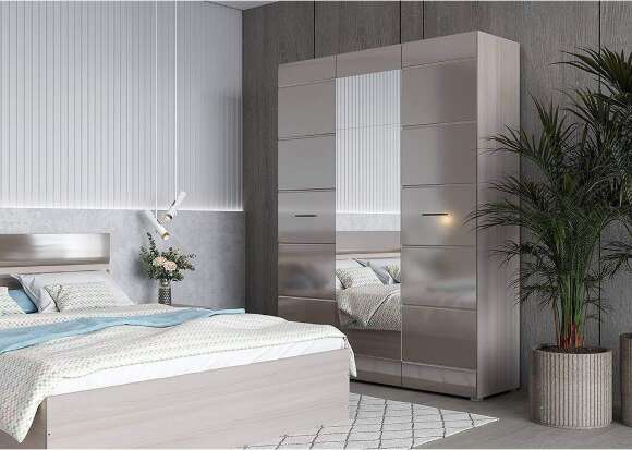 Спальня Ненси, ясень шимо/капучино глянец