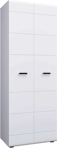 Шкаф 2-х створчатый Нэнси NEW 800 белый глянец