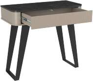 Стол туалетный Фиделия 76.12, Серый камень, Мрамор черный Стол туалетный Фиделия 76.12, Серый камень, Мрамор черный