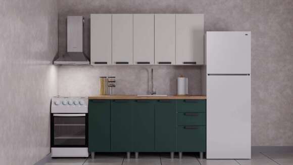 МК Аленушка Н 600 Лаванда Изумруд, скоба черный (со столешницей) МК Аленушка Н 600 Лаванда Изумруд, скоба черный (со столешницей)