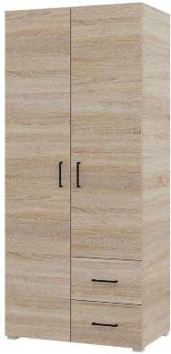 Шкаф двухдверный с ящиками Victor, дуб сонома Шкаф двухдверный с ящиками Victor, дуб сонома