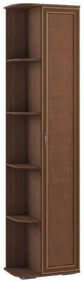 Шкаф торцевой ЛШ-26 Ливорно DOMANI Орех донской