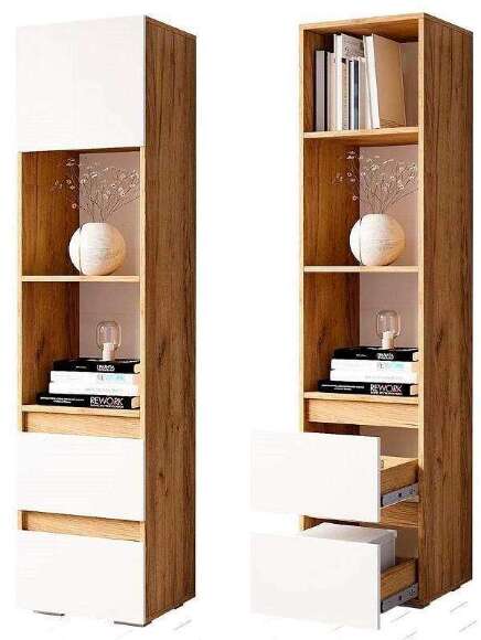 Шкаф-пенал Селфи ПН-17 (Семья Мебелони)