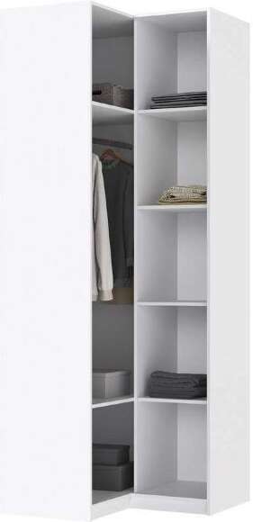 Марвэл Шкаф угловой (Браш Вайт, Белый) Марвэл Шкаф угловой (Браш Вайт, Белый)