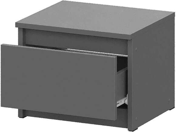 Денвер тумба прикроватная / Графит серый
