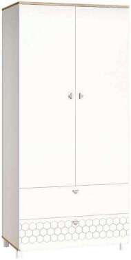 Эйп шкаф для одежды 13.334 Белый/Дуб белый