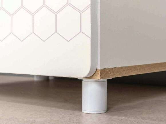 Эйп шкаф для одежды 13.334 Белый/Дуб белый