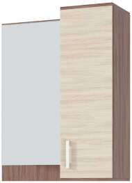Полка с зеркалом НИКА ПЗ-800 ЭРА (Ясень Шимо)