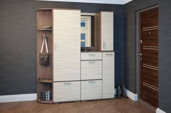 Полка с зеркалом НИКА ПЗ-800 ЭРА (Ясень Шимо) Полка с зеркалом НИКА ПЗ-800 ЭРА (Ясень Шимо)