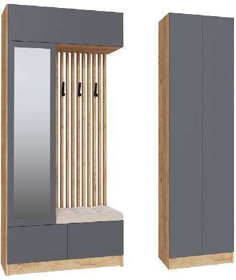 Прихожая Руэлла (ТЭКС) Графит серый