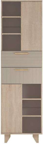 Ньёрд Стеллаж Н  Дуб Сонома / Ива пепельная